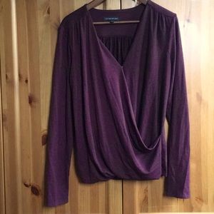 Banana Republic V Neck Draping sweater